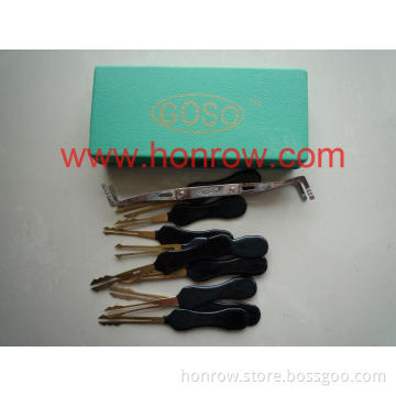 Goso 10 pin Scissors car door pick set tooling cars opening tools
